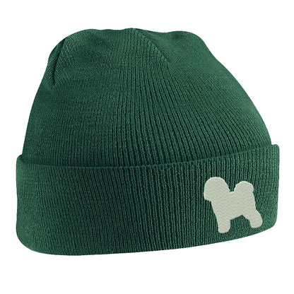 Bichon Frise Embroidered Beanie Hat