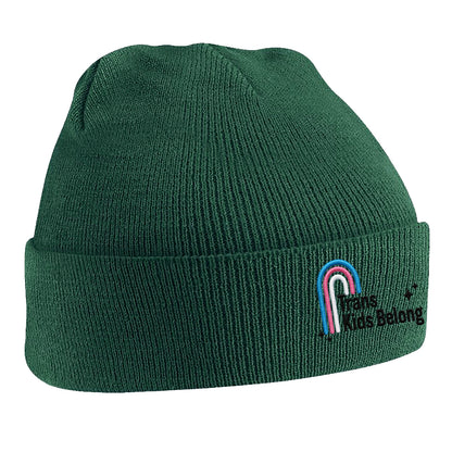 Trans Kids Belong Beanie Hat