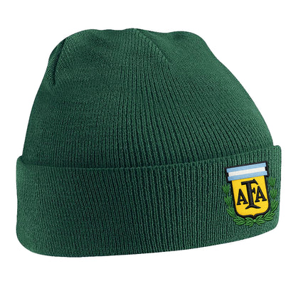 Old School Argentina Football Beanie Hat