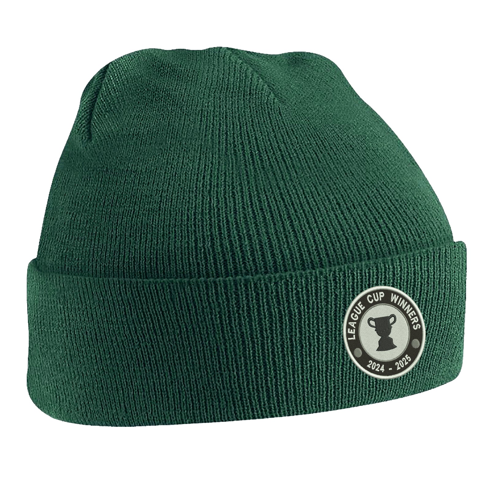 Newcastle League Cup Embroidered Beanie Hat
