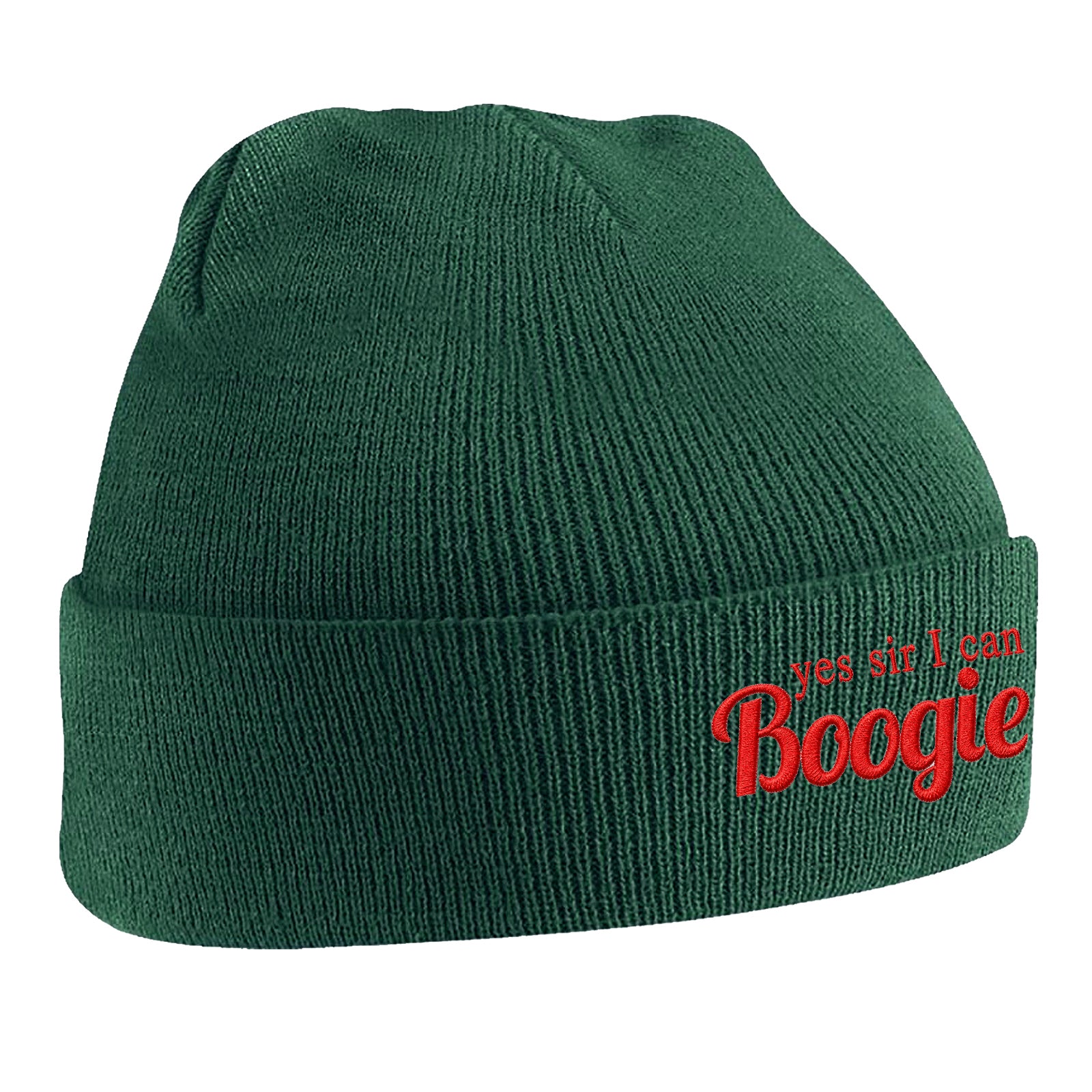Yes Sir I Can Boogie Retro 70s 80s Disco Dancing Beanie Hat