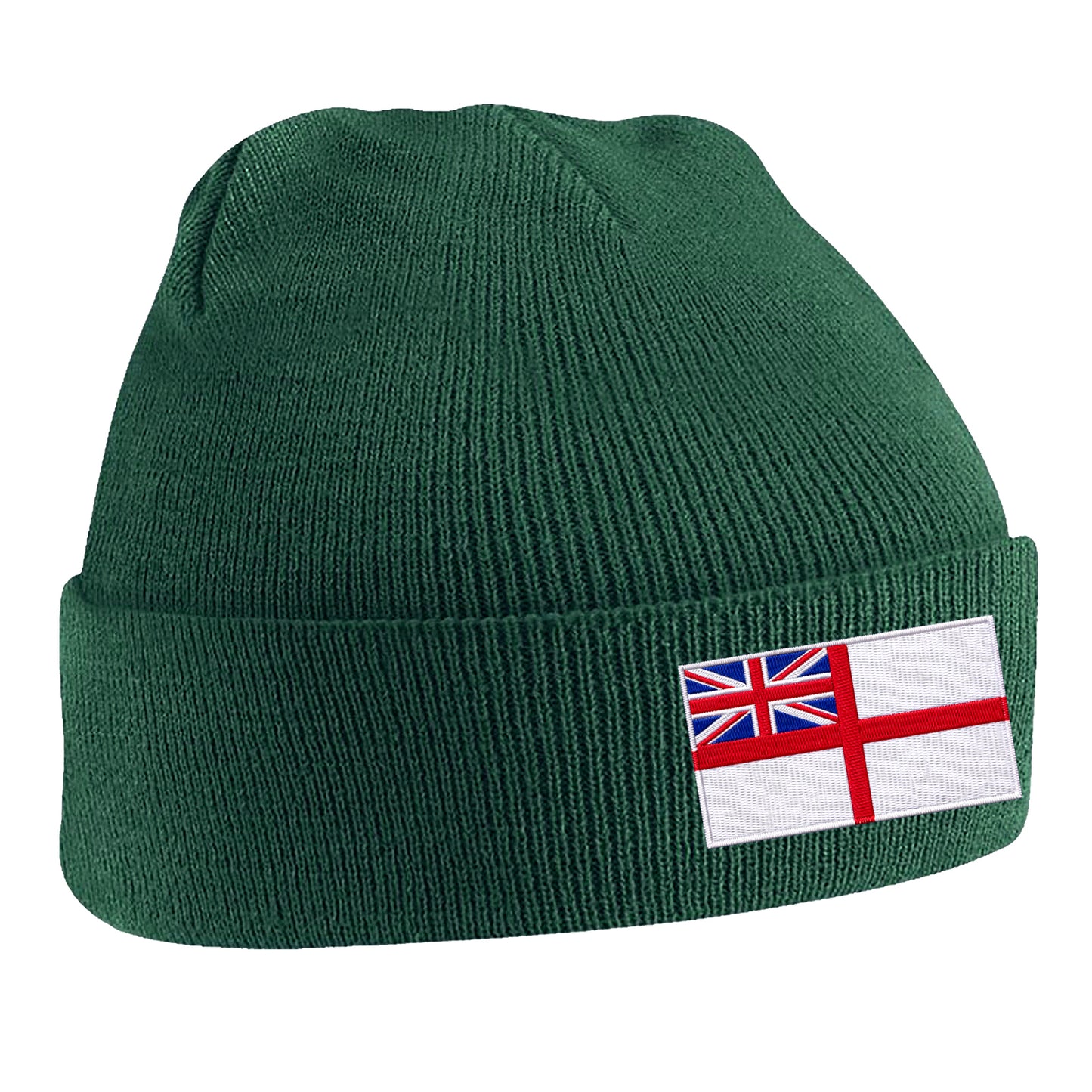 Royal Navy White Ensign Flag Beanie Hat