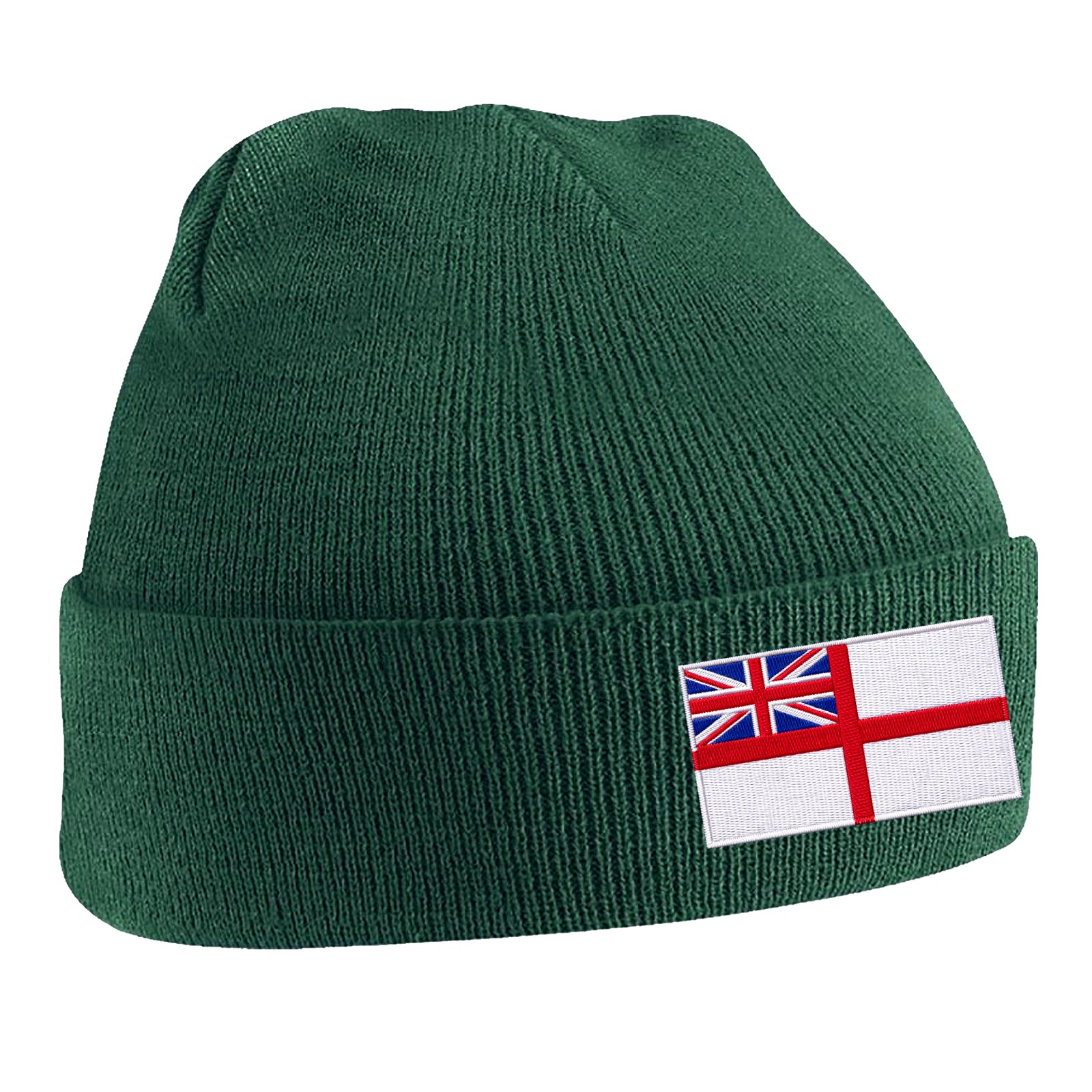 Royal Navy White Ensign Flag Beanie Hat