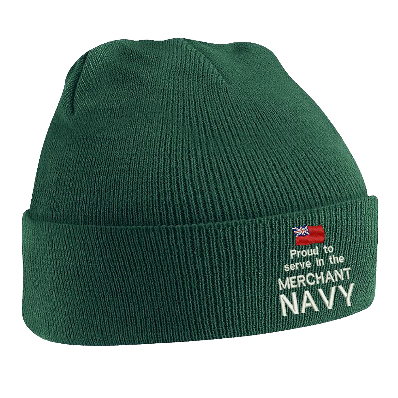 Proud to Serve in The Merchant Navy Beanie Hat