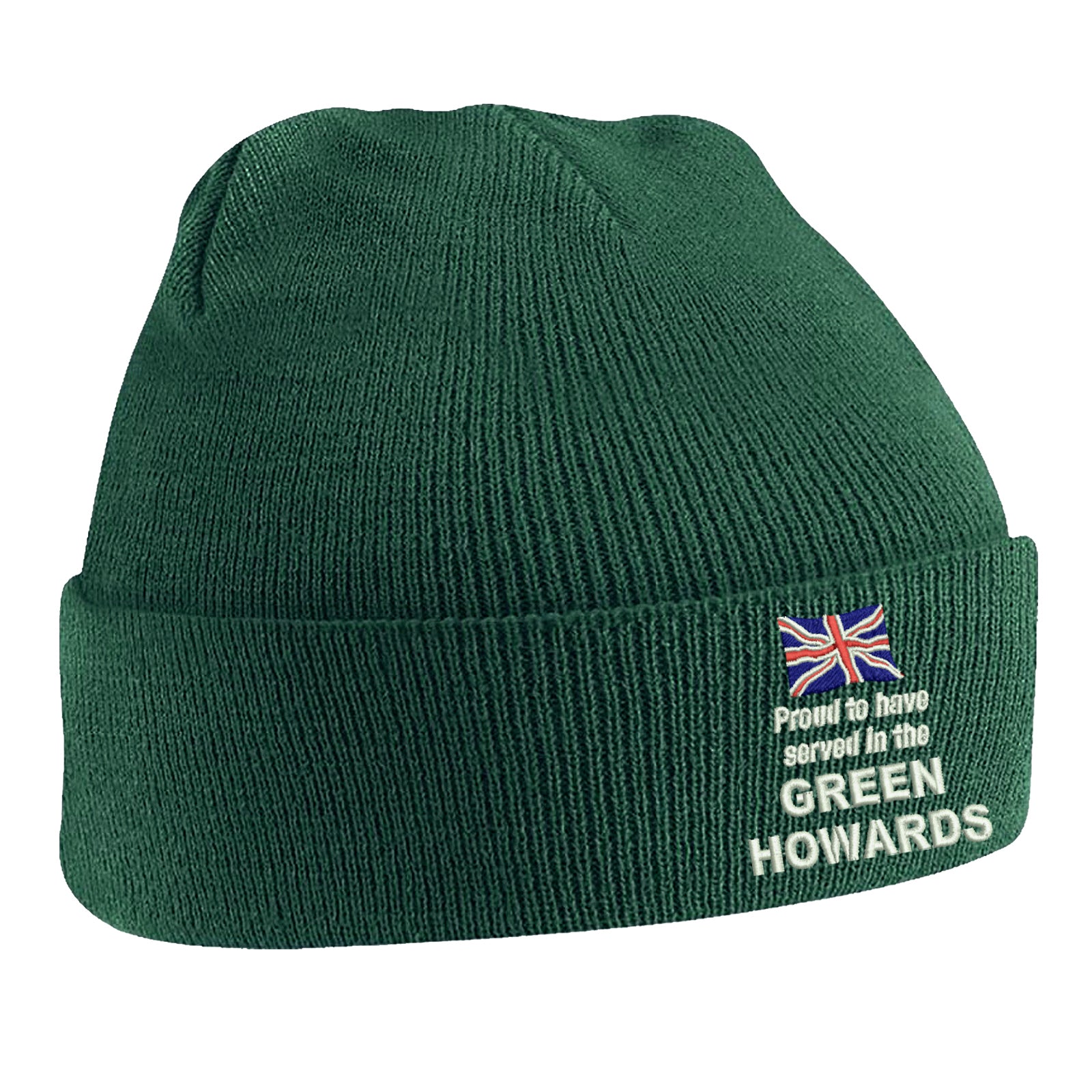 Proud to Have Served in The Green Howards Beanie Hat