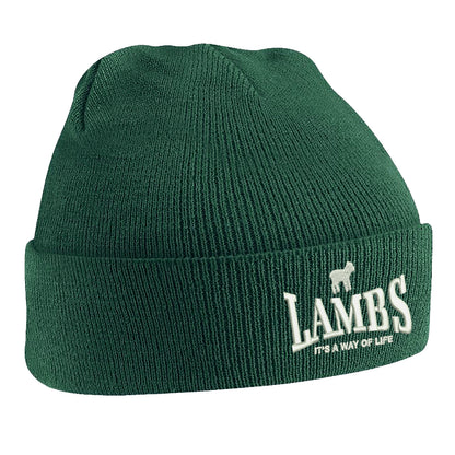 Lambs It's a Way of Life Beanie Hat