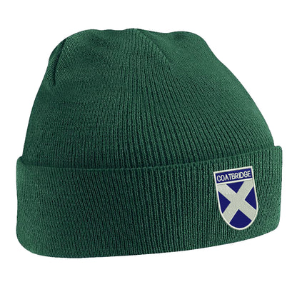 Coatbridge Flag of Scotland Shield Beanie Hat