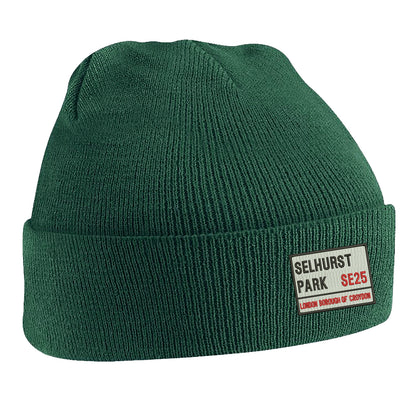 Selhurst Park SE25 Embroidered Beanie Hat