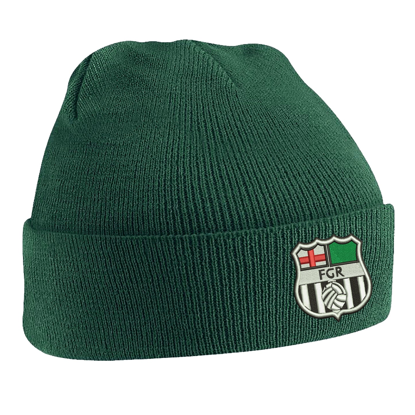 Retro Forest Green 1975 Embroidered Beanie Hat