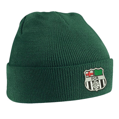 Retro Forest Green 1975 Embroidered Beanie Hat