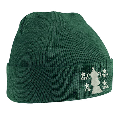 Retro Bolton Four Time Cup Winners Beanie Hat