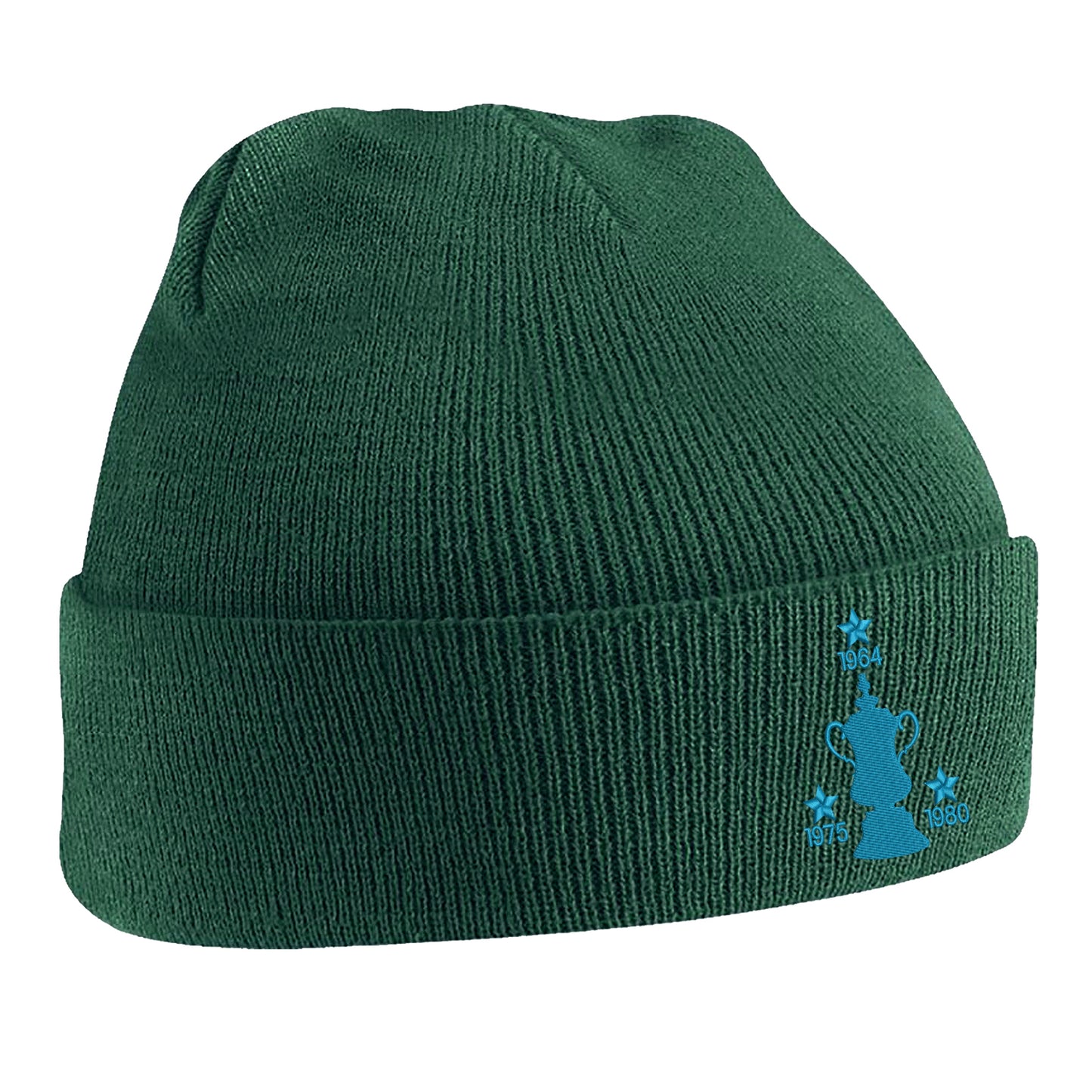 Retro West Ham Three Time Cup Winners Embroidered Beanie Hat