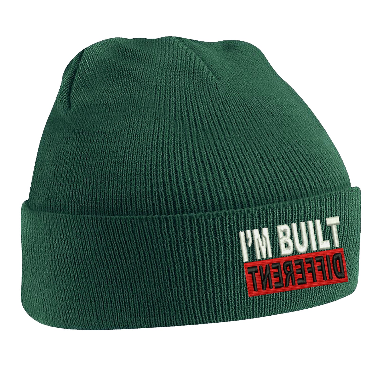 Hits Different Embroidered Beanie Hat