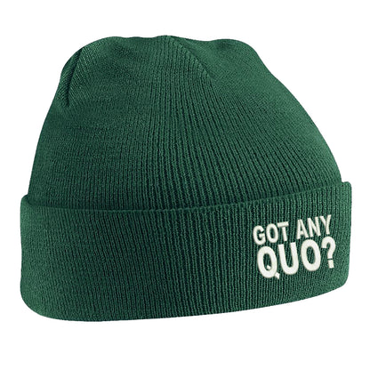 Got Any Quo Embroidered Beanie Hat