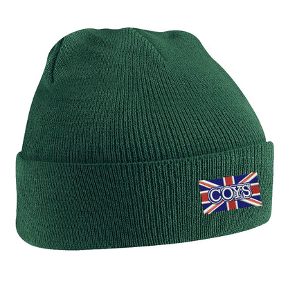 COYS Union Jack Embroidered Beanie Hat