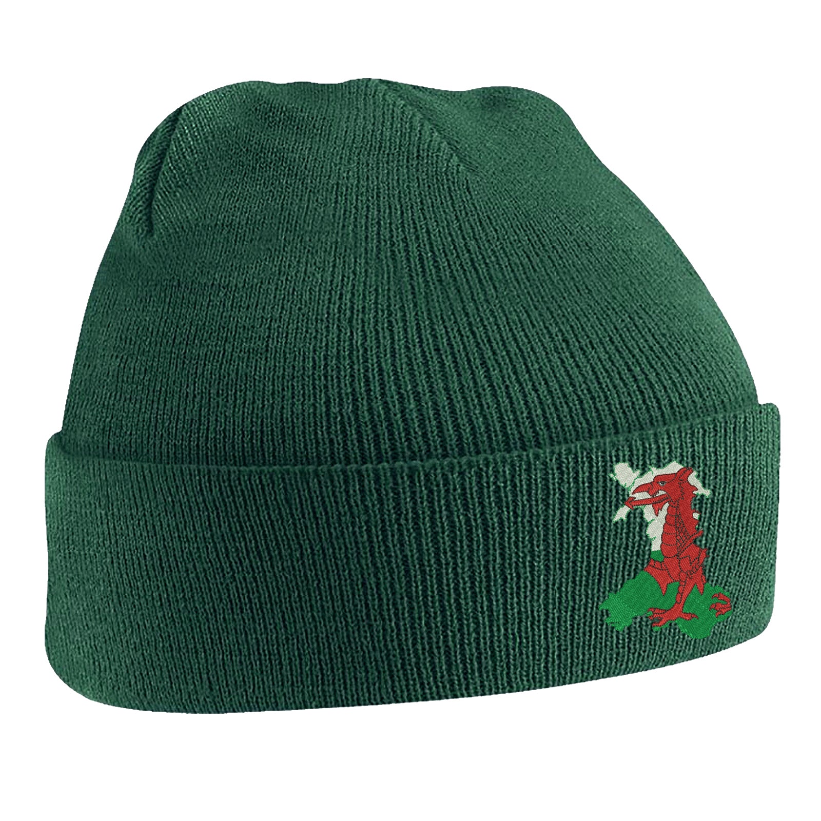 Wales Flag Map Beanie Hat
