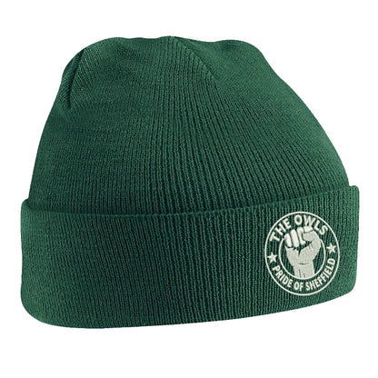 The Owls Pride of Sheffield Embroidered Beanie Hat
