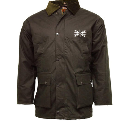 Bolton Union Jack Wax Jacket