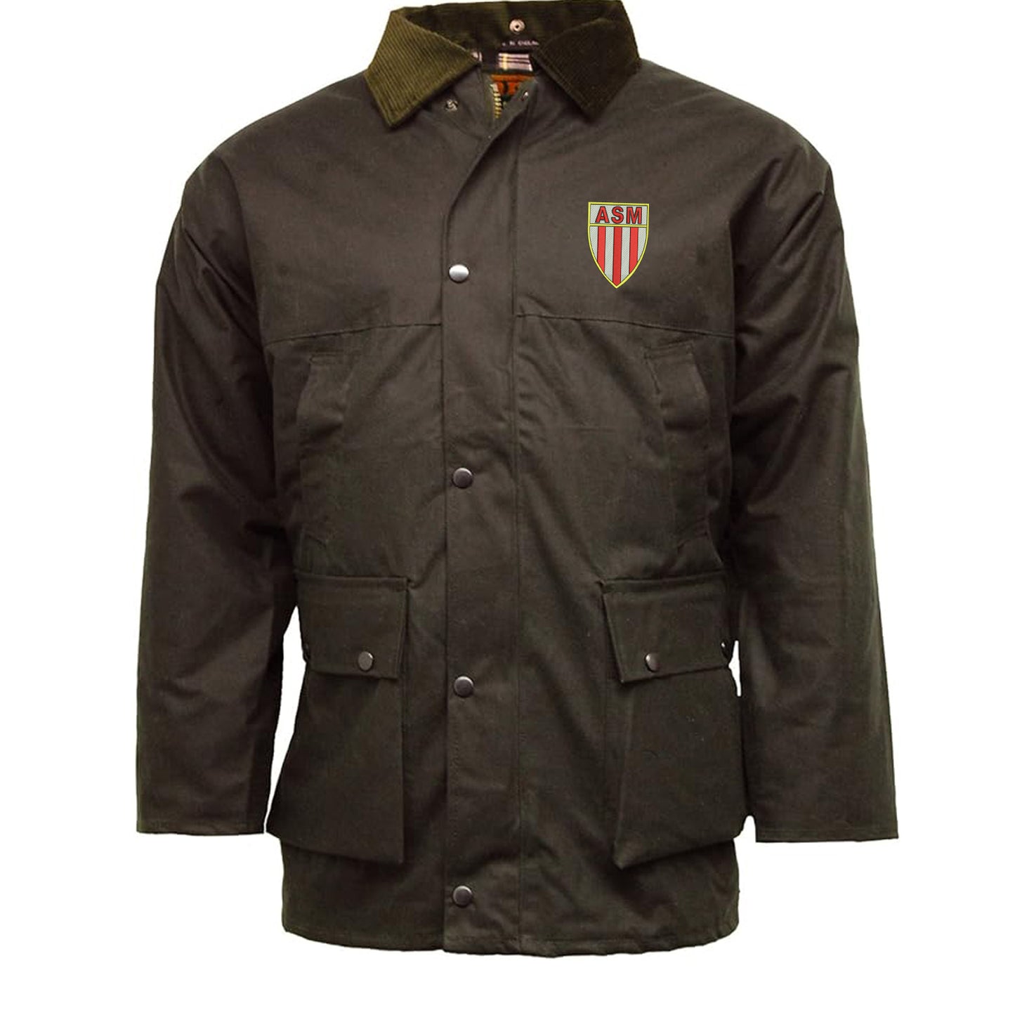 Retro Monaco 1961 Embroidered Padded Wax Jacket