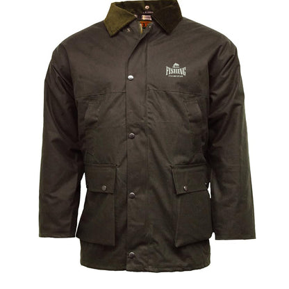 Fishing It's a Way of Life Padded Wax Jacket