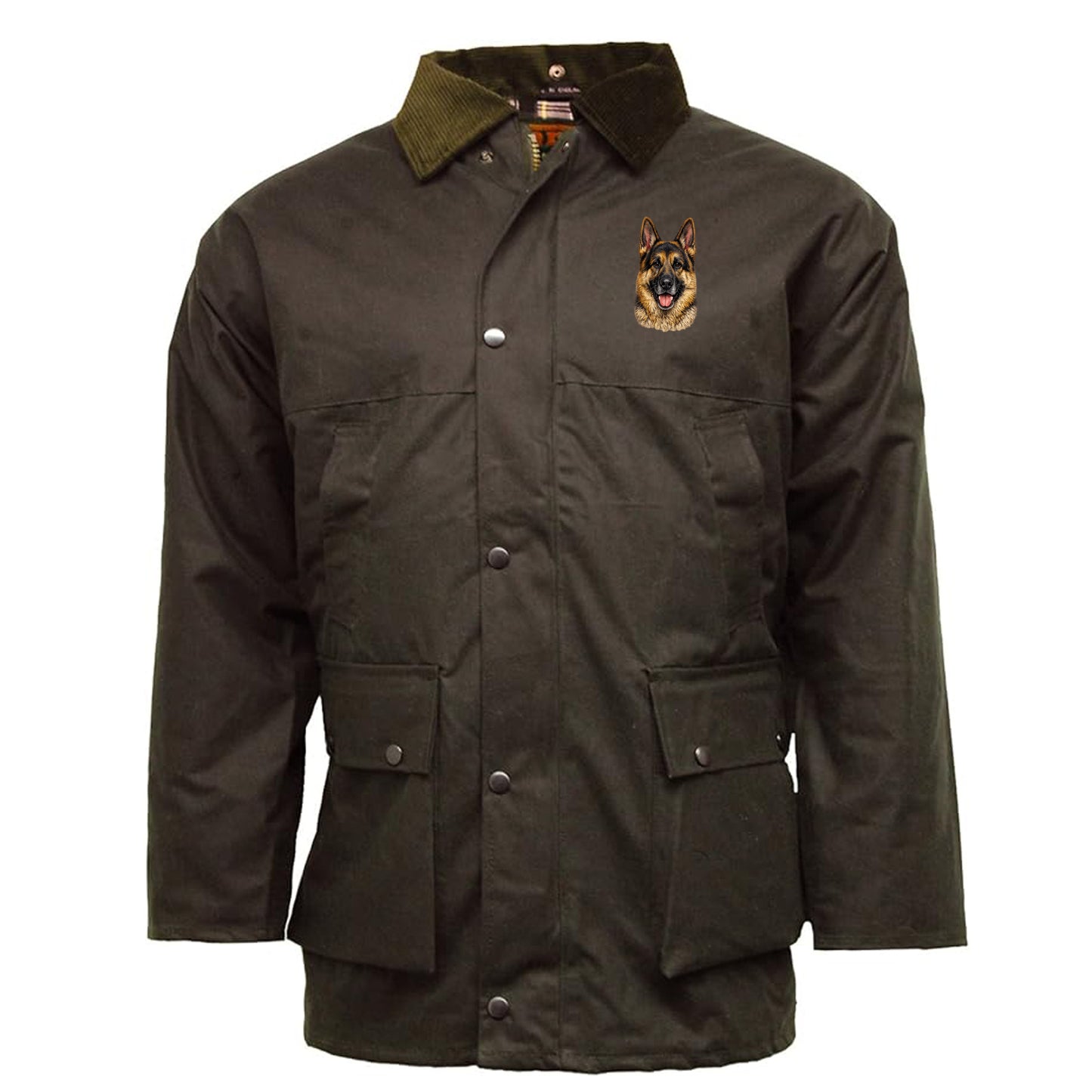 German Shepherd Dog Face Coat