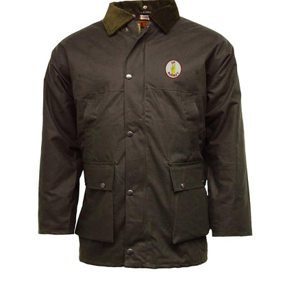 Retro Up Burnley 1972 Embroidered Padded Wax Jacket