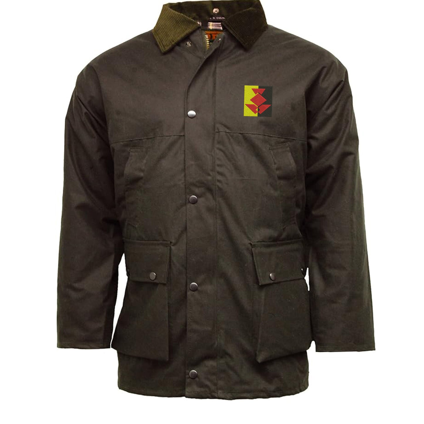 Retro Partick 1990 Embroidered Padded Wax Jacket