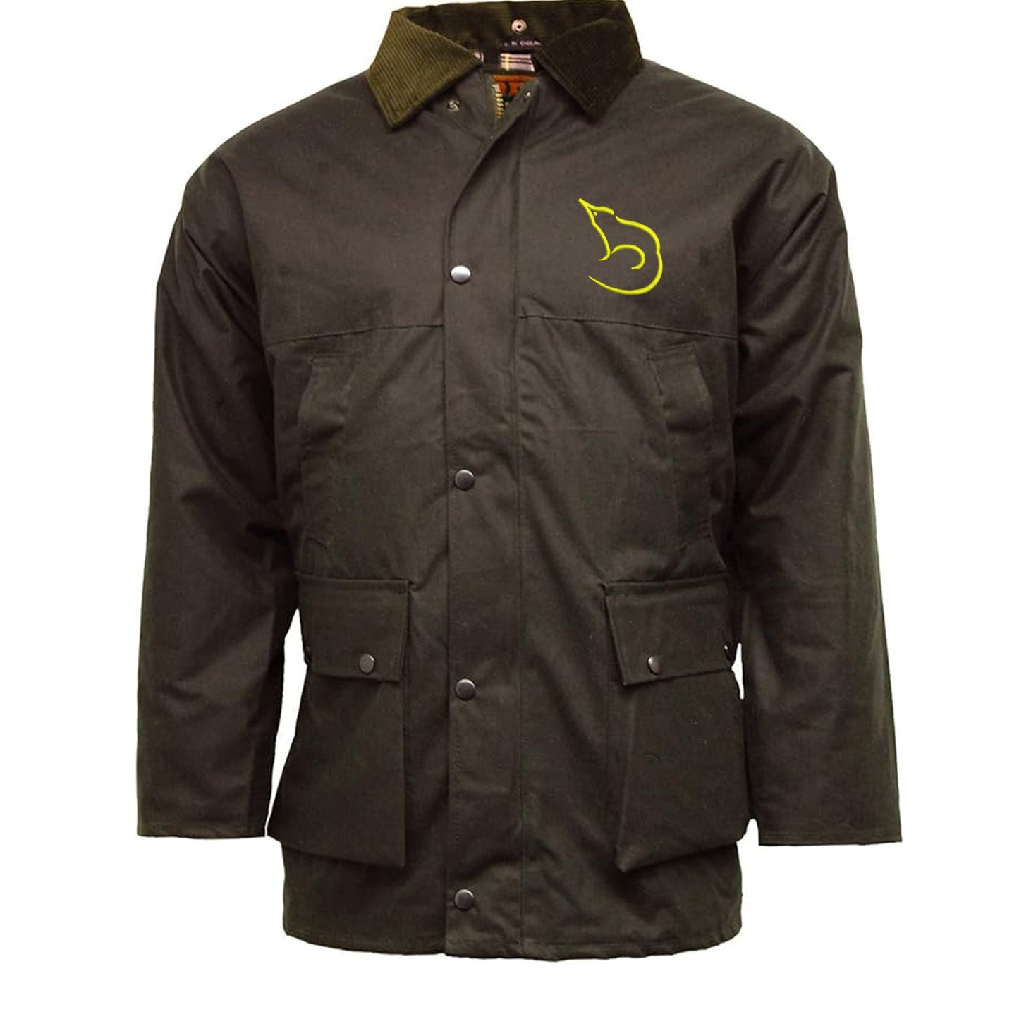 Retro Shrewsbury 1983 Embroidered Padded Wax Jacket