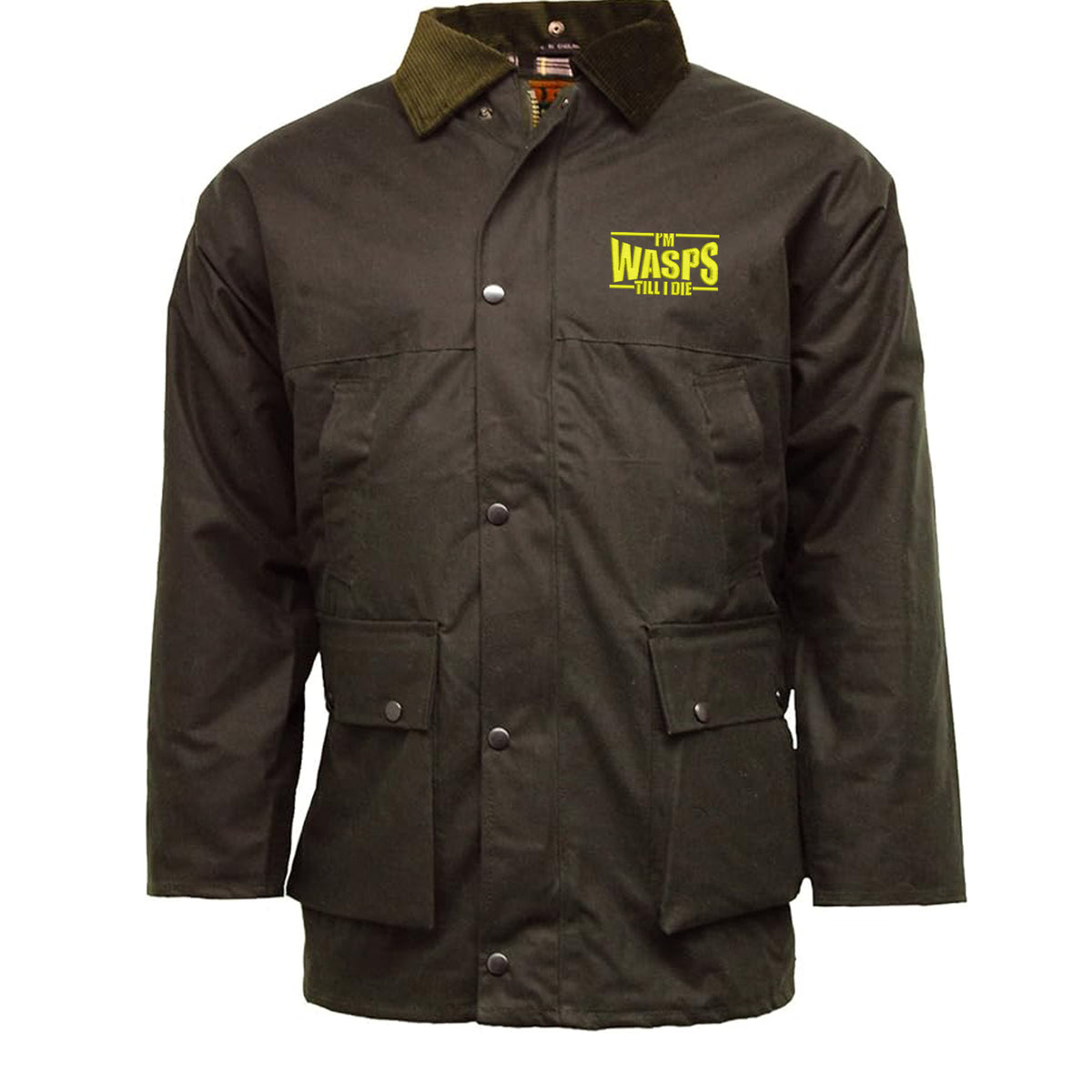 I'm Wasps Till I Die Padded Wax Jacket
