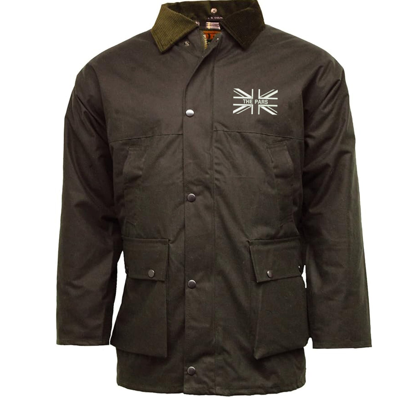 The Pars Union Jack Padded Wax Jacket