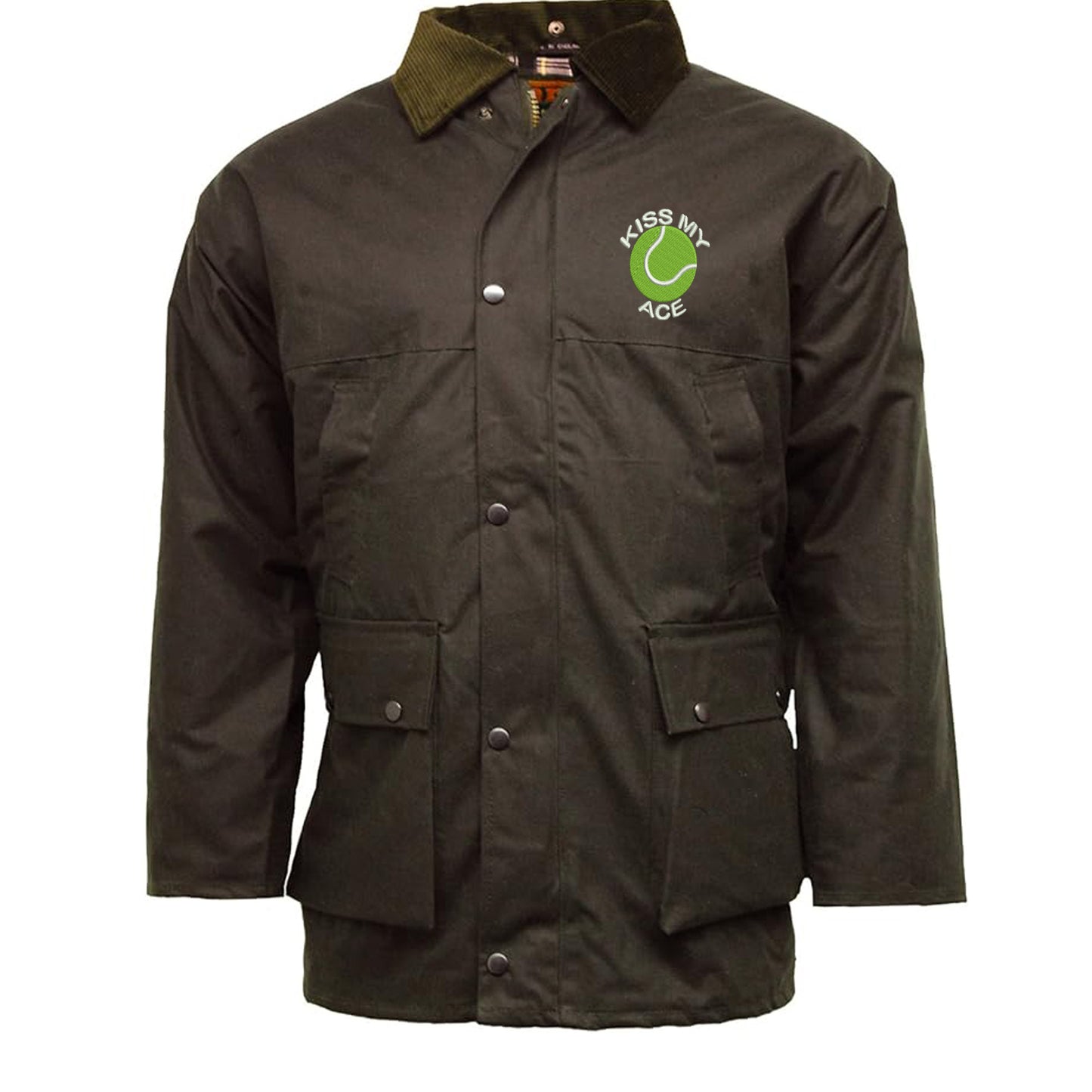 Kiss My Ace Padded Wax Jacket