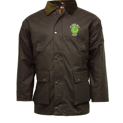 Kiss My Ace Padded Wax Jacket