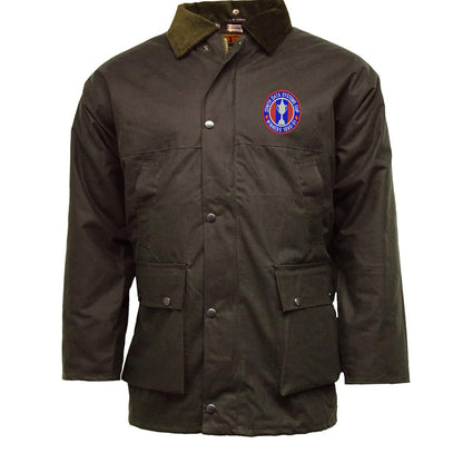 Retro Crystal Palace Zenith Data Systems Cup  Winners 1991 Embroidered Padded Wax Jacket
