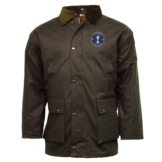 Falkirk Champions 2024-2025 Embroidered Padded Wax Jacket