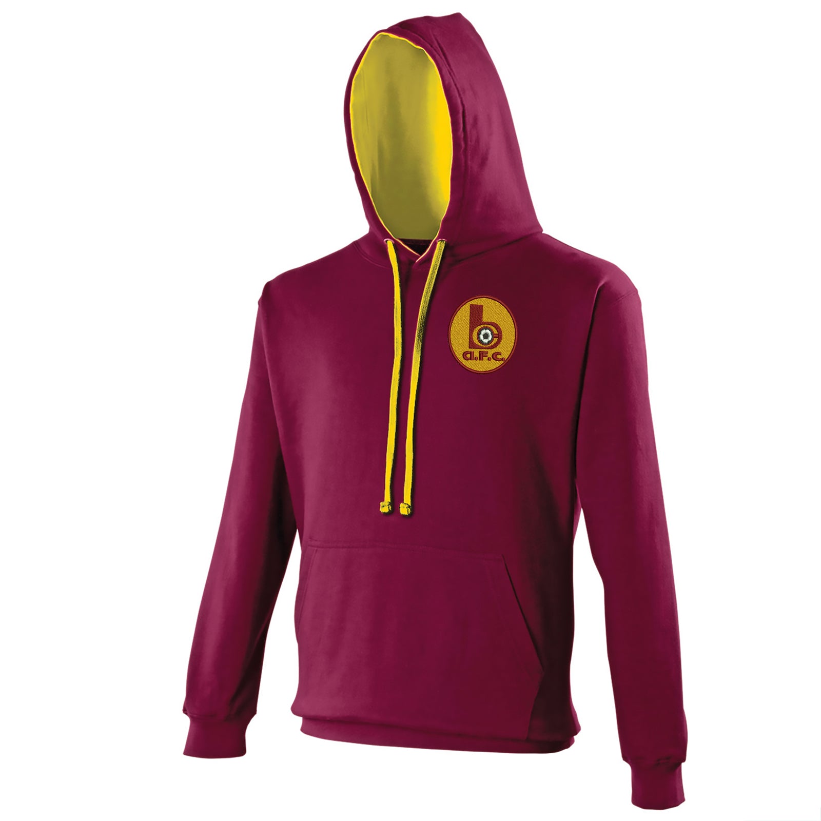 Classic Bradford City Contrast Hoodie