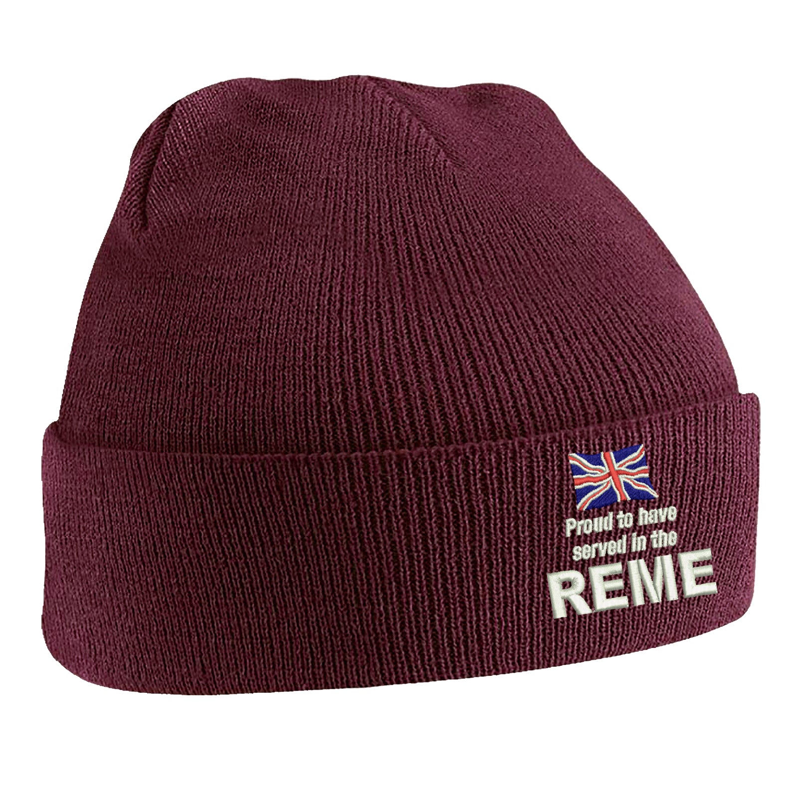 Proud to Have Served in The REME Beanie Hat