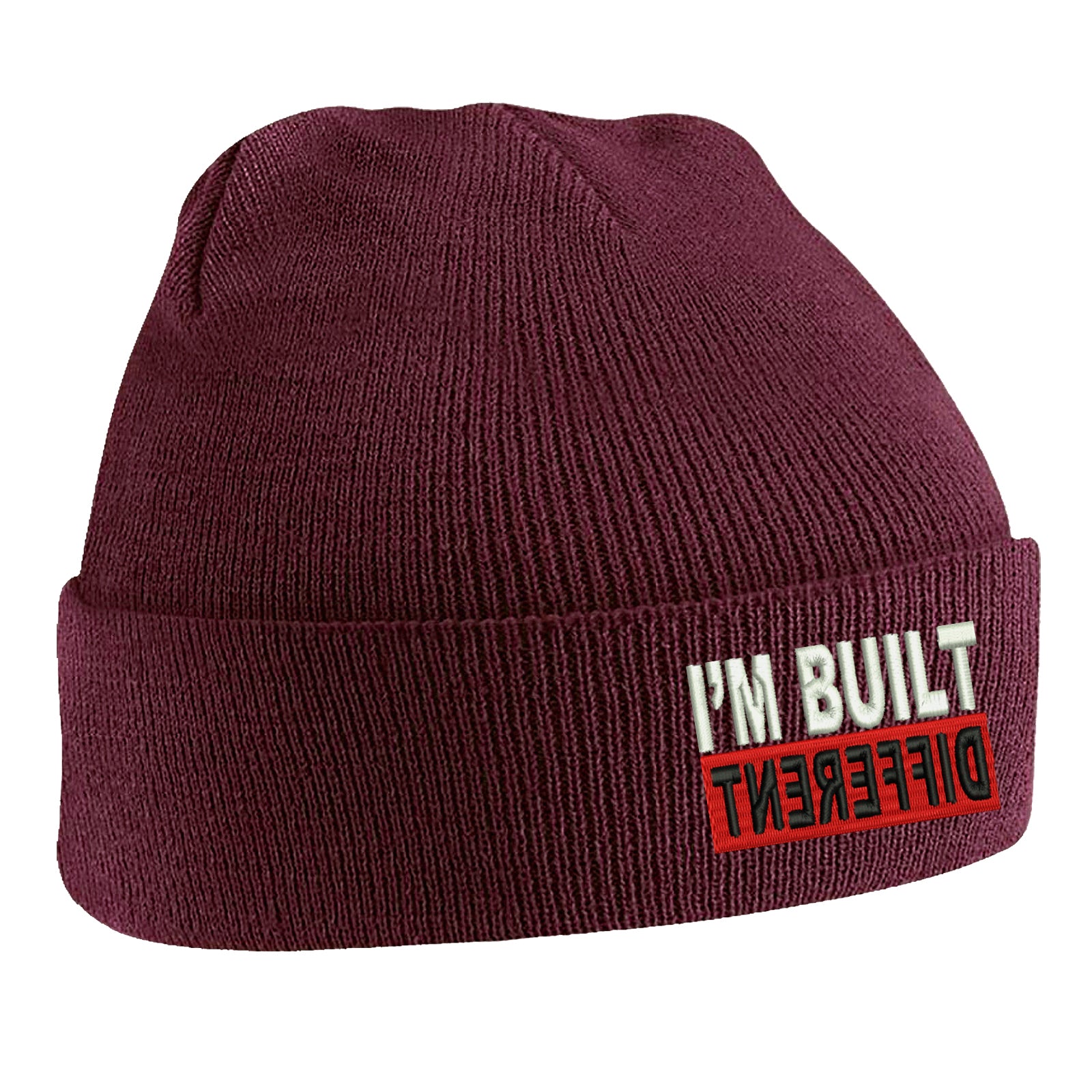 Hits Different Embroidered Beanie Hat