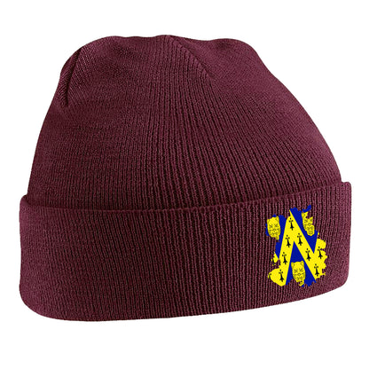 Shropshire Flag Map Embroidered Beanie Hat