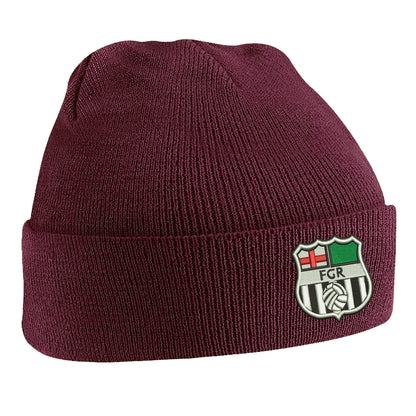 Retro Forest Green 1975 Embroidered Beanie Hat