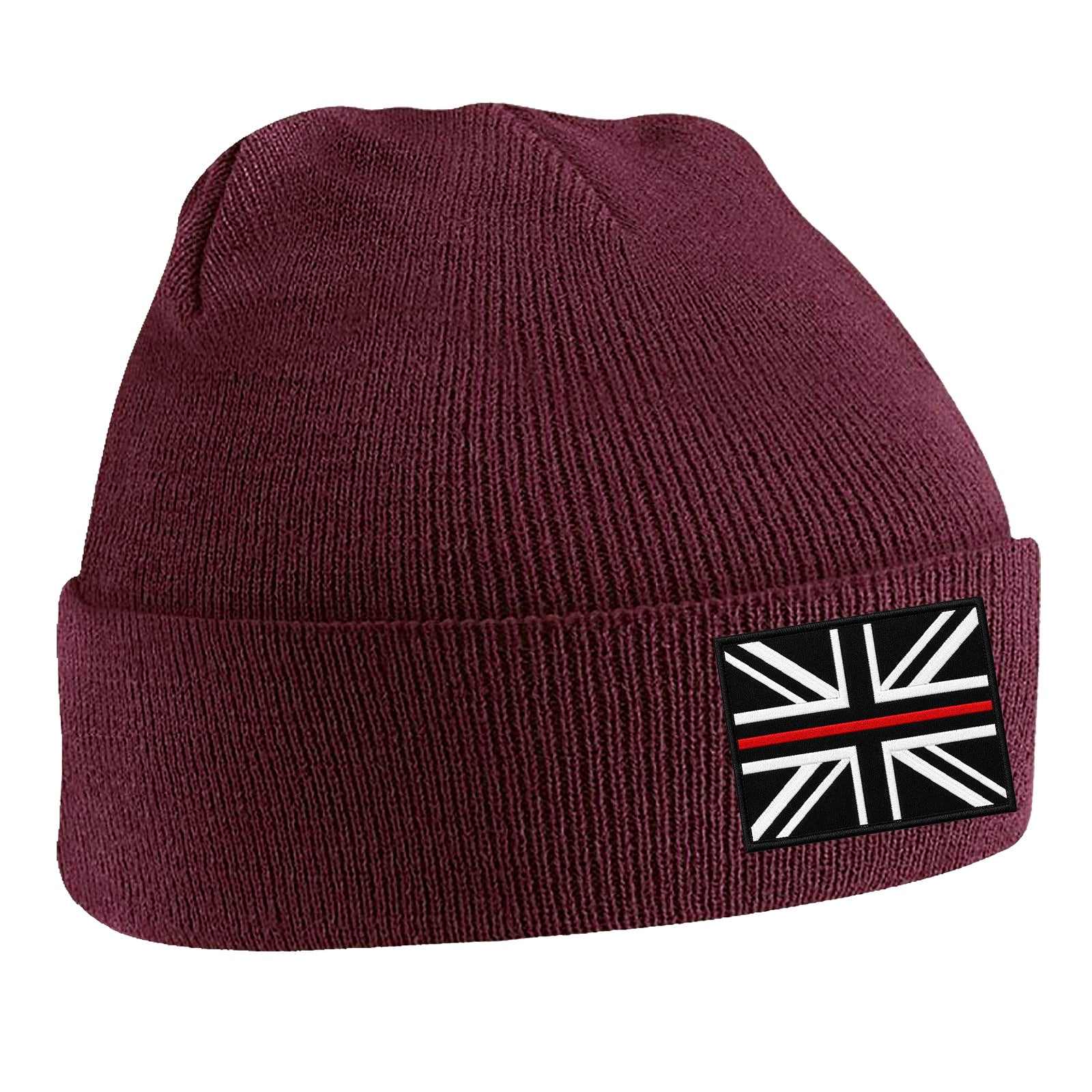 Thin Red Line Union Jack Beanie Hat