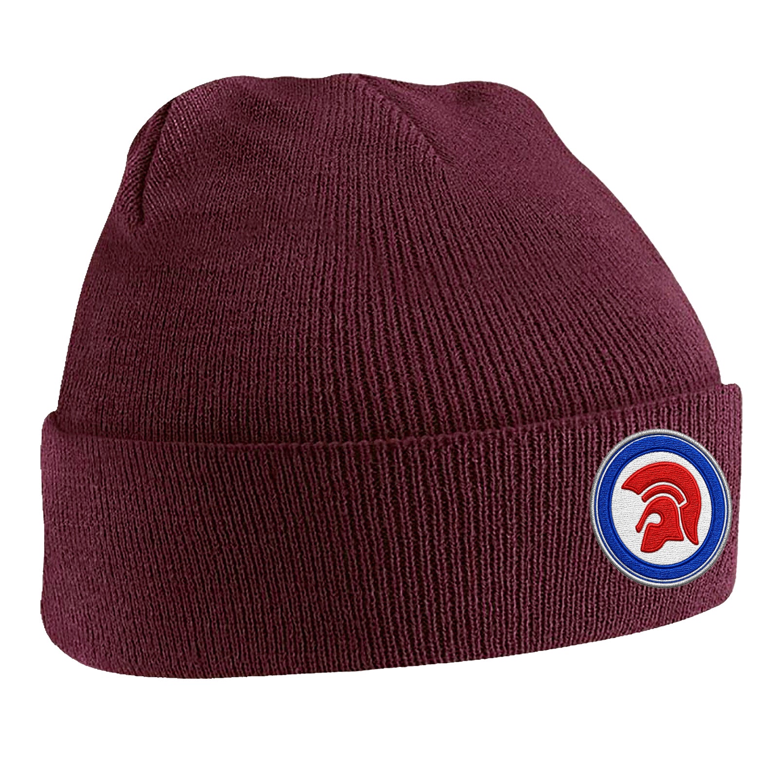 Trojan Helmet Roundel Beanie Hat