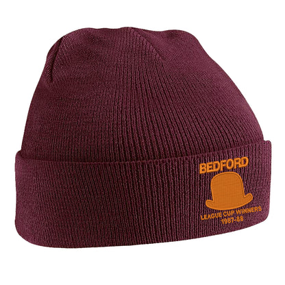 Retro Luton League Cup Winners 1988 Embroidered Beanie Hat