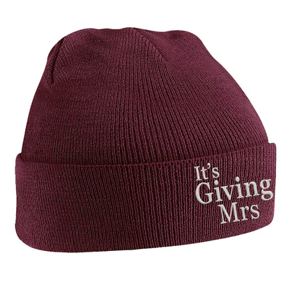 It's Giving Mrs Beanie Hat