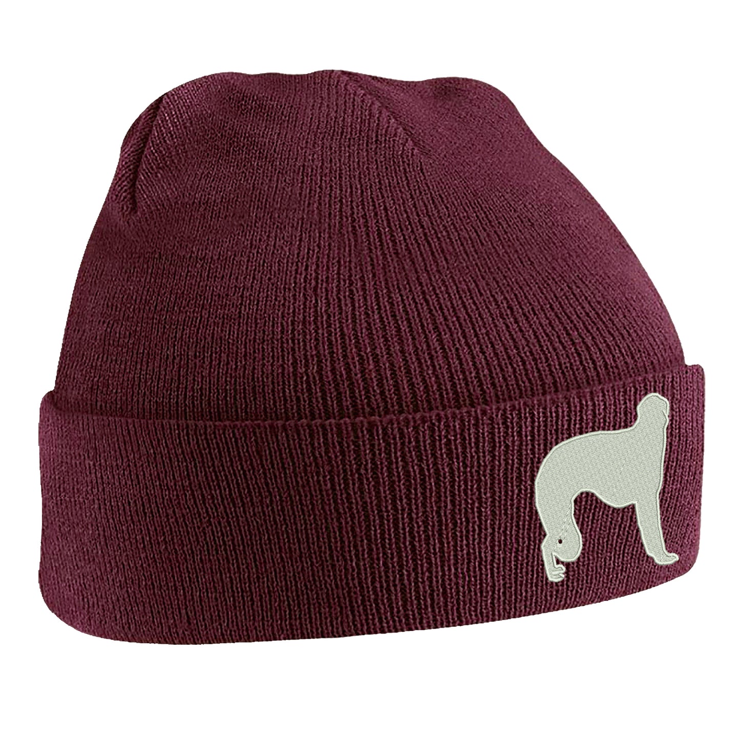 Borzoi Embroidered Beanie Hat