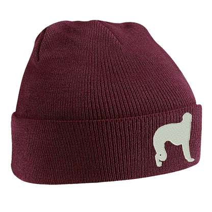 Borzoi Embroidered Beanie Hat