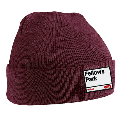 Retro Fellows Park Walsall Football Beanie Hat