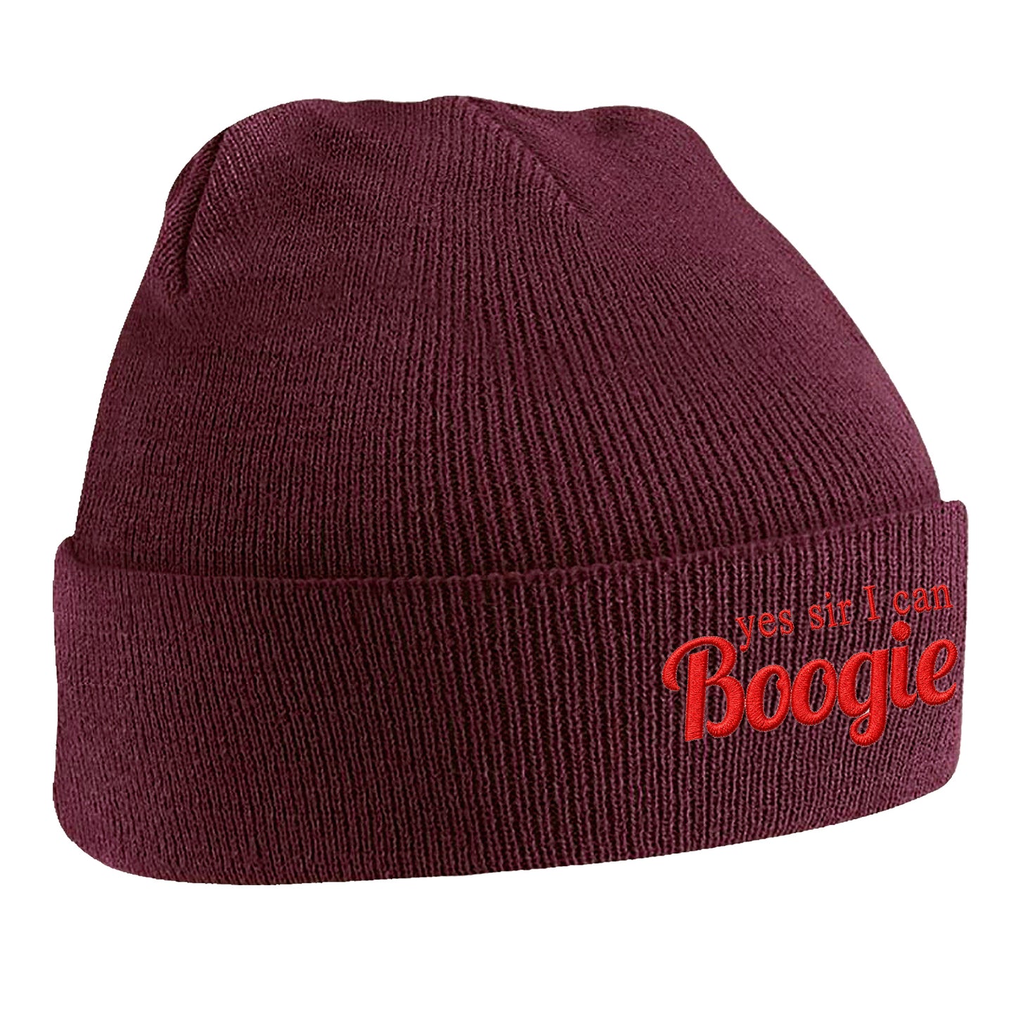 Yes Sir I Can Boogie Retro 70s 80s Disco Dancing Beanie Hat