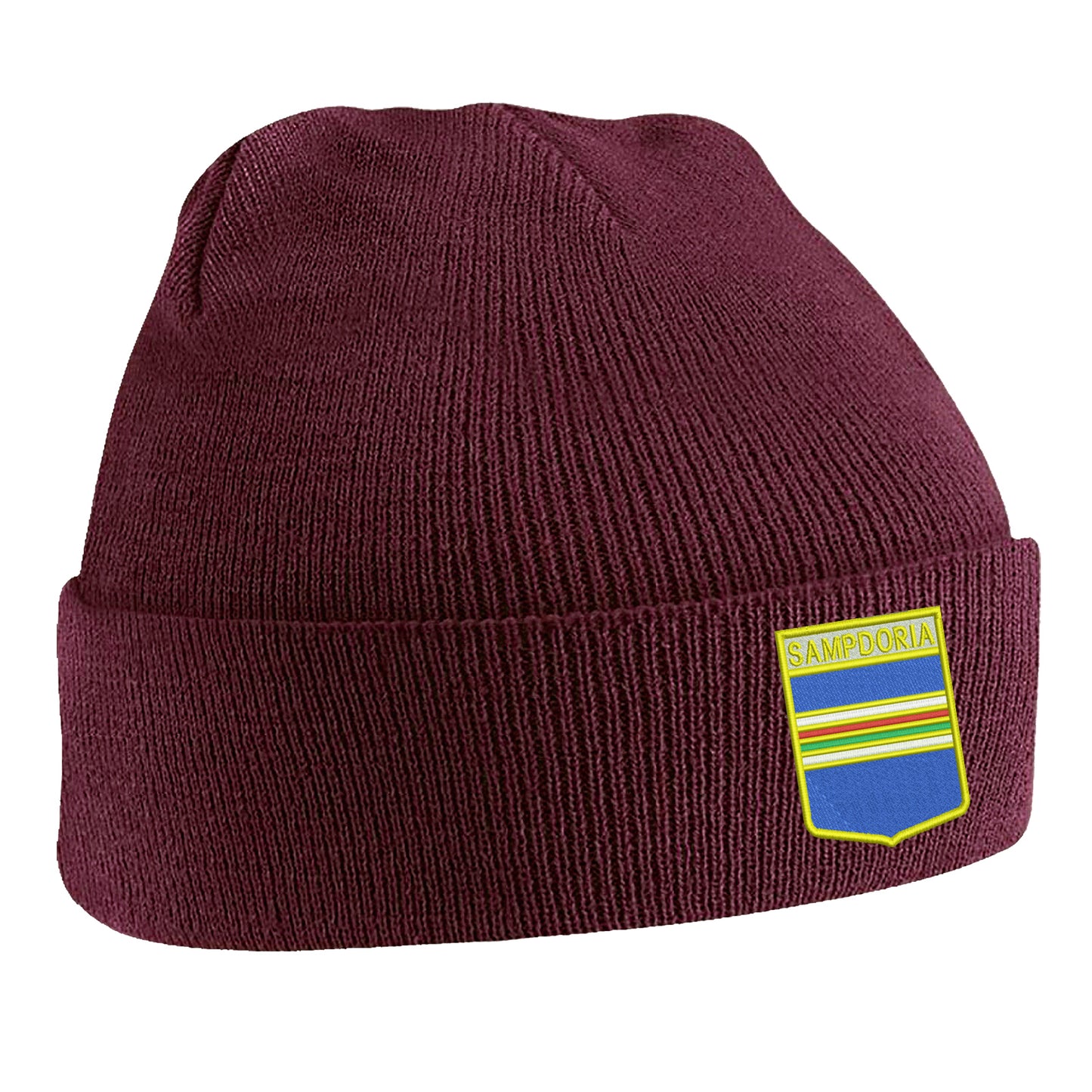 Retro Sampdoria 1960s Embroidered Beanie Hat