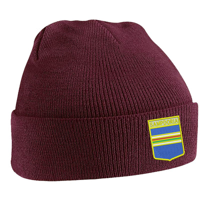 Retro Sampdoria 1960s Embroidered Beanie Hat