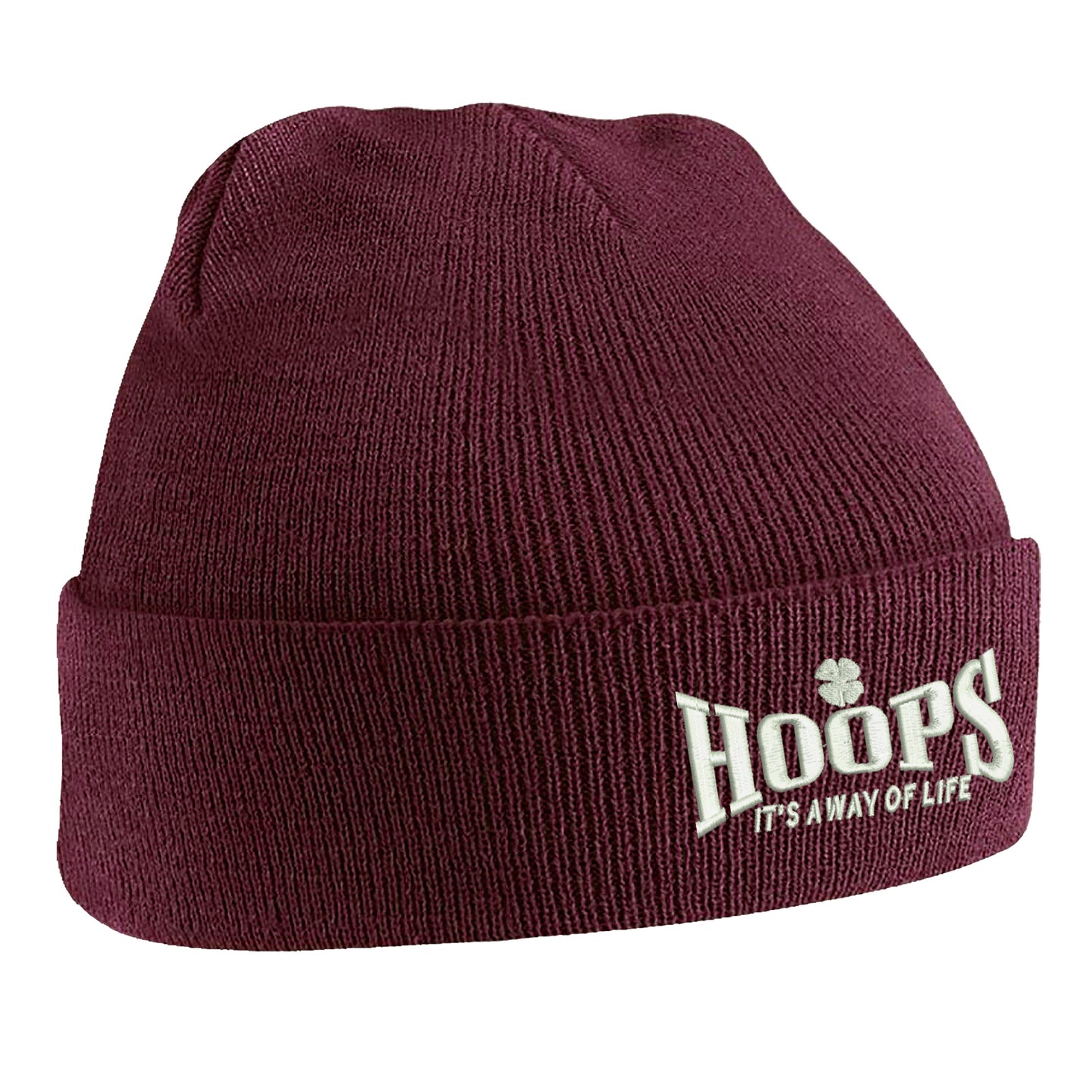 Hoops Its a Way of Life Embroidered Beanie Hat